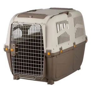 Transportkiste SKUDO 6, M-L, 63x70x92 cm, dunkelgrau/sand (max. 40kg)
